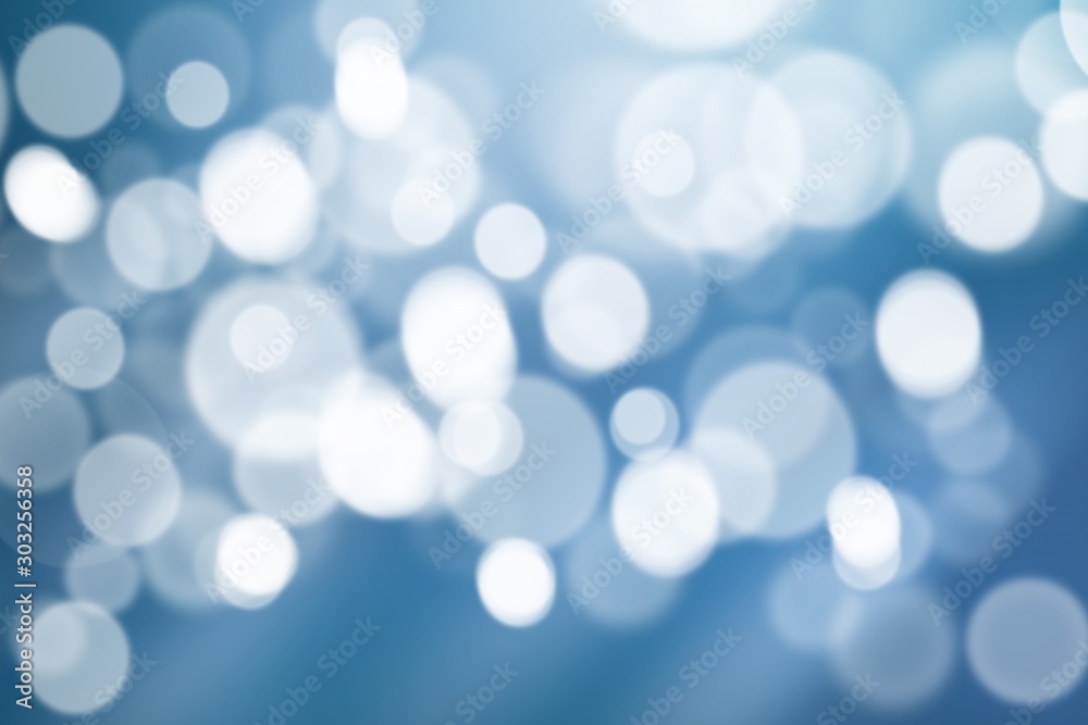 Blue gradient abstract background blurred. white bokeh light beautiful shiny. use wallpaper backdrop and your product.
