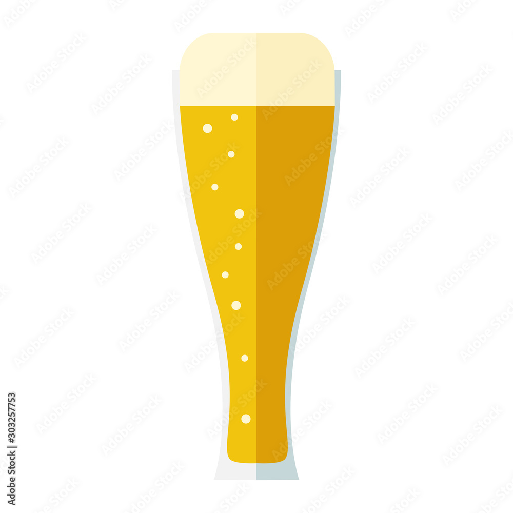 Glass of beer icon. Vector illustration. Glass of beer icon. Vector illustration.