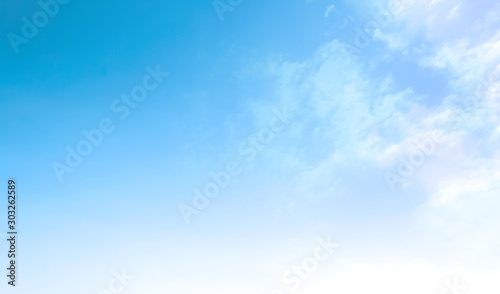 blue sky with beautiful natural white clouds