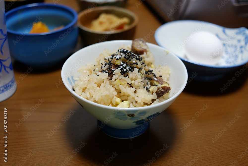 栗ご飯 栗ご飯