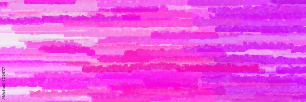 various horizontal lines background graphic with neon fuchsia, violet and pastel pink colors