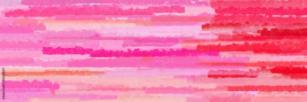 various horizontal lines background graphic with pastel magenta, crimson and deep pink colors