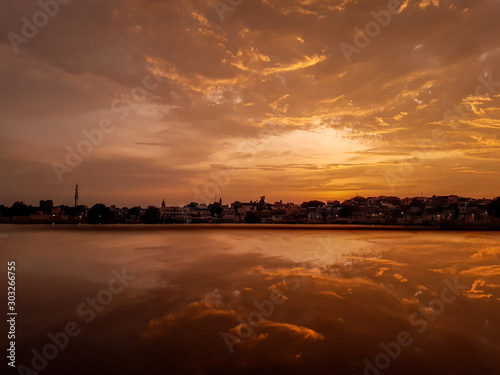 Pushkar Lake Sunset