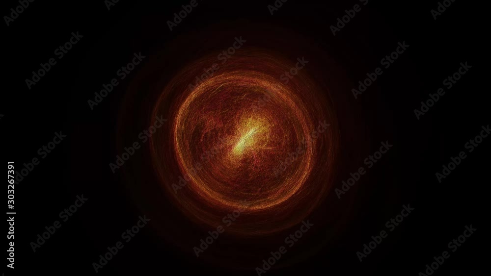 fractal moving solar flare of particles fractal moving solar flare of particles