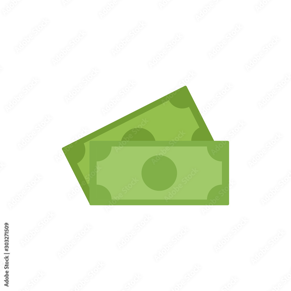 banknotes cash money flat image style banknotes cash money flat image style