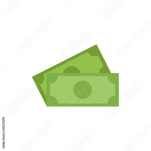 banknotes cash money flat image style