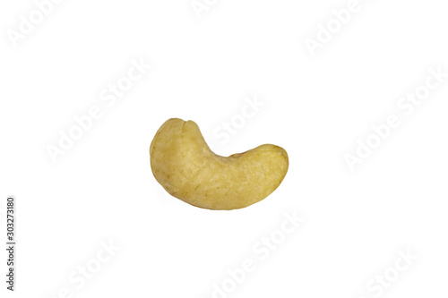   ashew nut isolated on a white background
