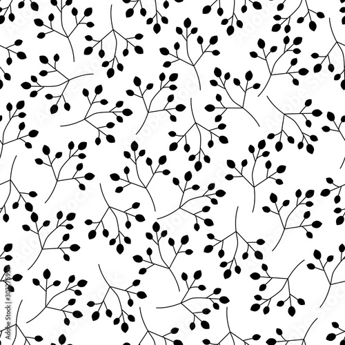 Seamless abstract pattern with soft rounded stars of different colors and size. White background. Nice and