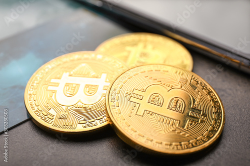 Golden bitcoins and credit ...