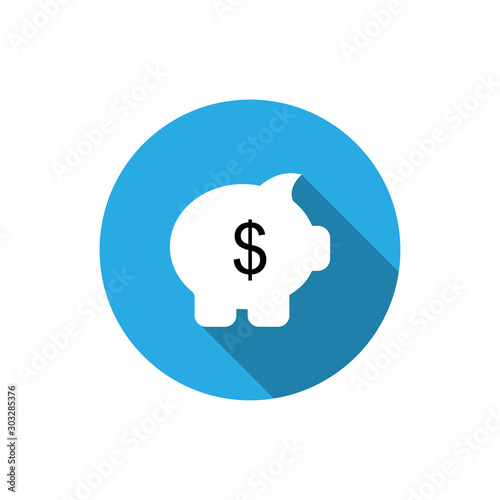 flat icons for Piggy bank,vector illustrations