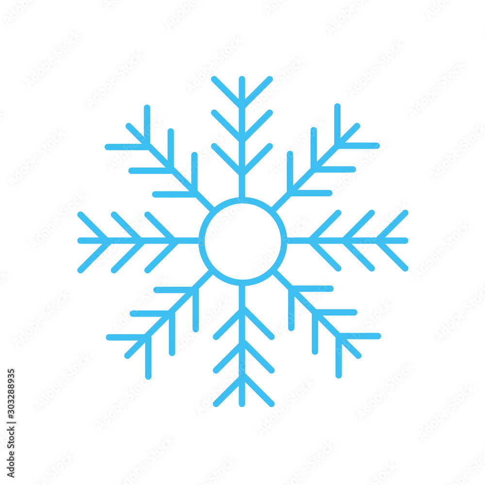 Snowflake icon vector illustration isolated on white background. Snowflake Winter in trendy design style. Snowflake vector icon modern and simple flat symbol for website, mobile, logo, app design. Snowflake icon vector illustration isolated on white background. Snowflake Winter in trendy design style. Snowflake vector icon modern and simple flat symbol for website, mobile, logo, app design.