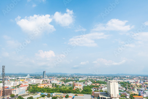 Beautiful landscape of Pattaya city in chonburi