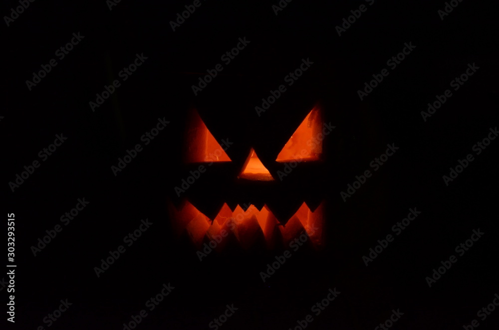 halloween pumpkin on black background halloween pumpkin on black background