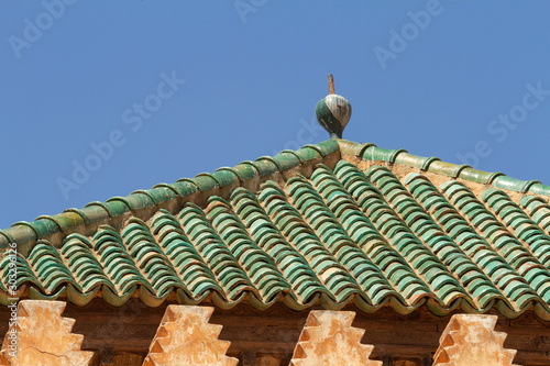 Ancient moroccan toproof (Marrakech) photo