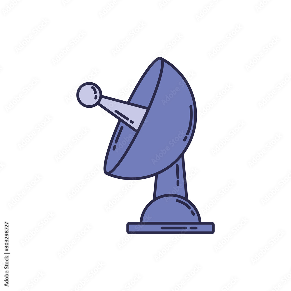 universe space satellite fill style icon universe space satellite fill style icon