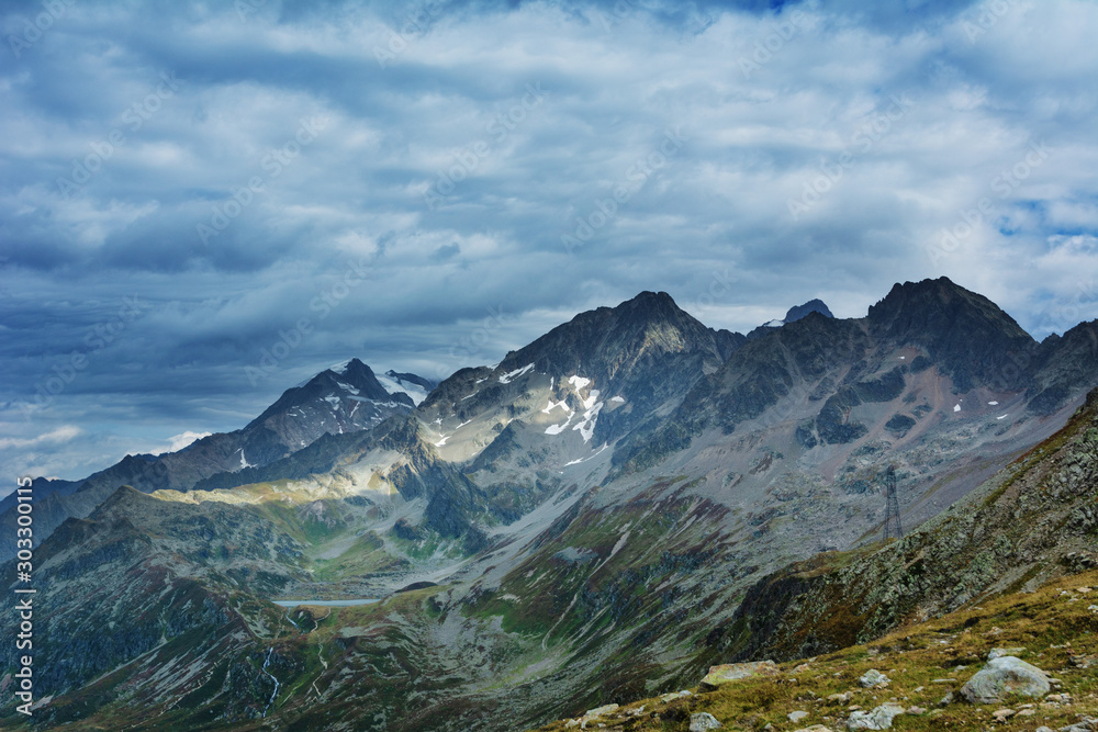 Hiking trails in the French Alps with stunning views of rocky mountains and alpine meadows. Hiking trails in the French Alps with stunning views of rocky mountains and alpine meadows.