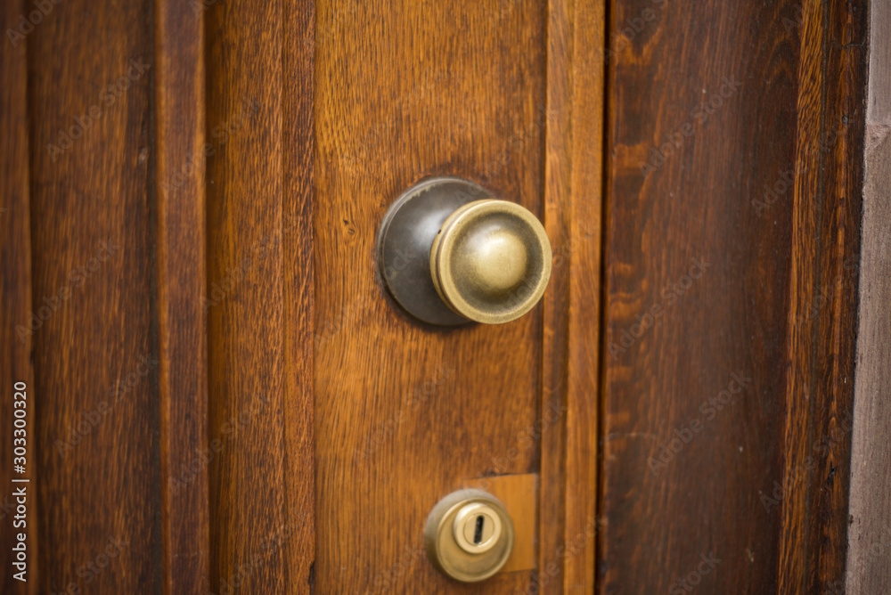Fototapeta premium Details einer alten Holztür