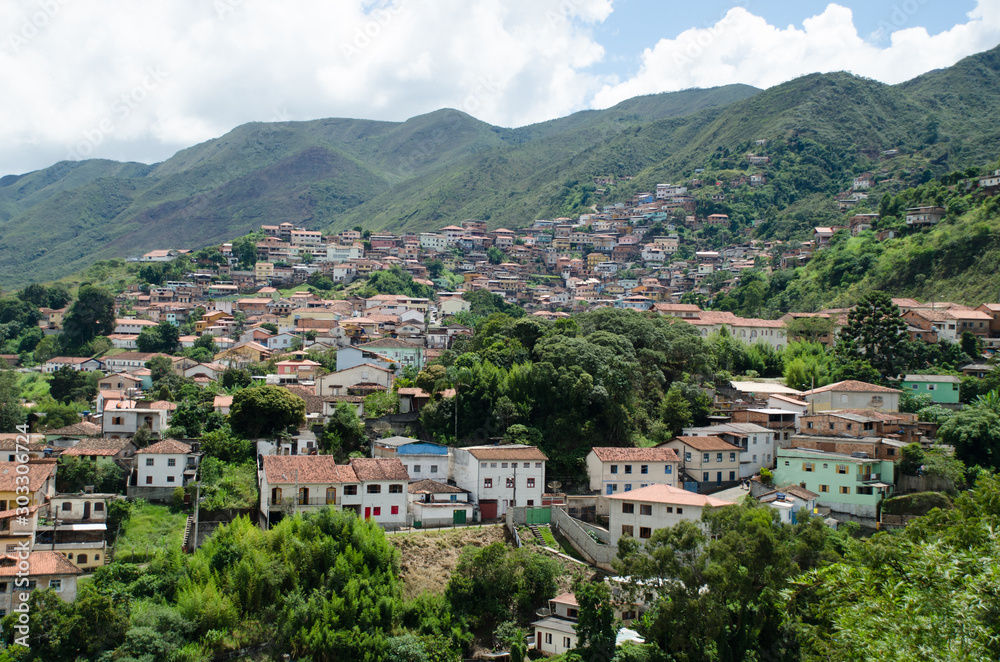 View of Ouro Preto City, Brazil