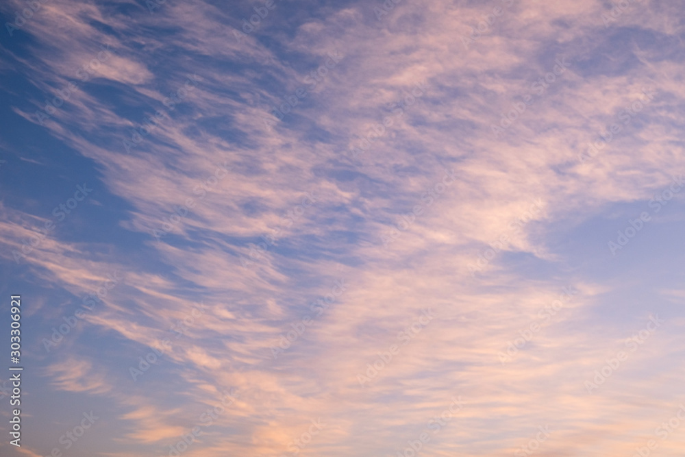 Fototapeta premium dreamy sunset sky texture for background