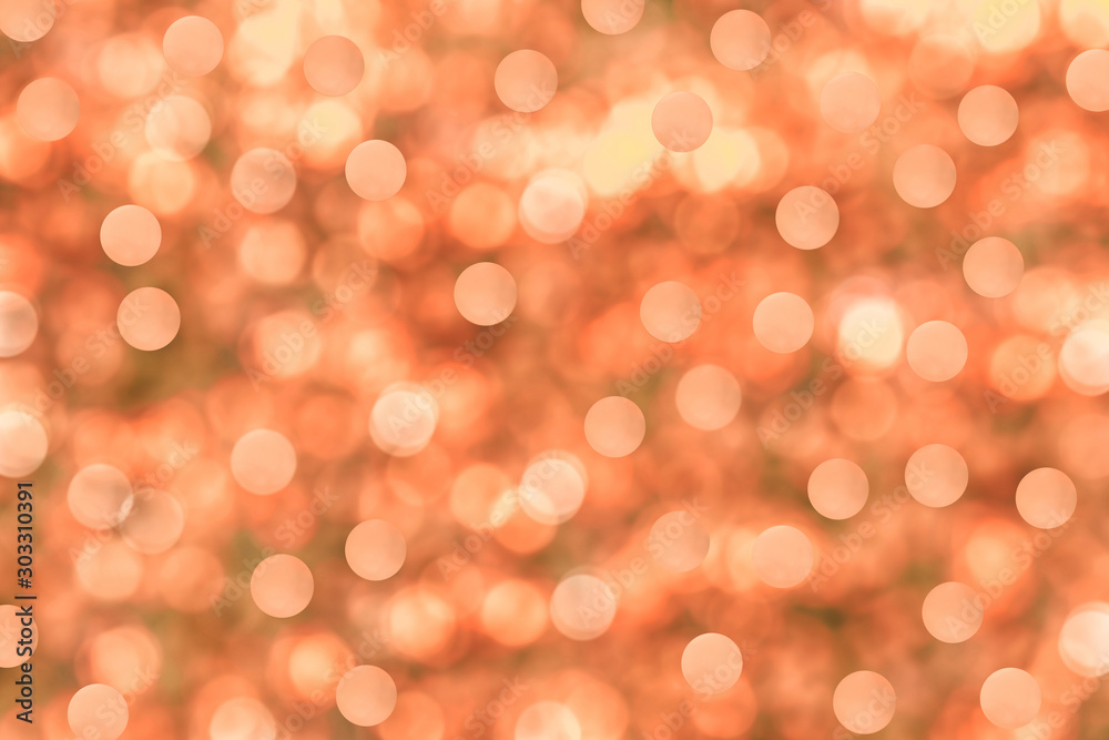 Orange bokeh lights abstract background Orange bokeh lights abstract background