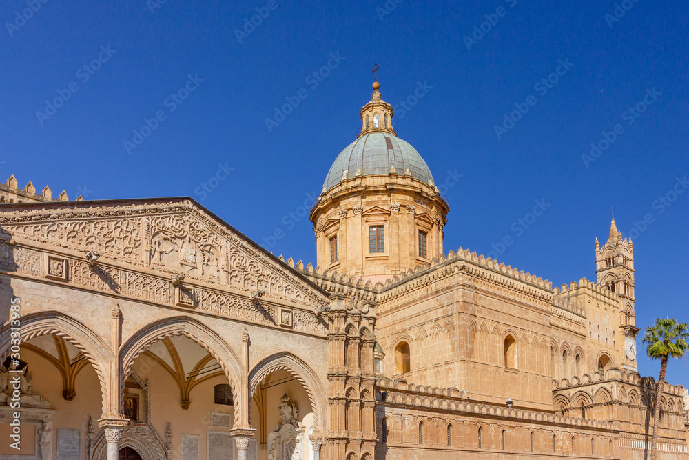 Palermo Cathedral church architecture, Italy, Sicily