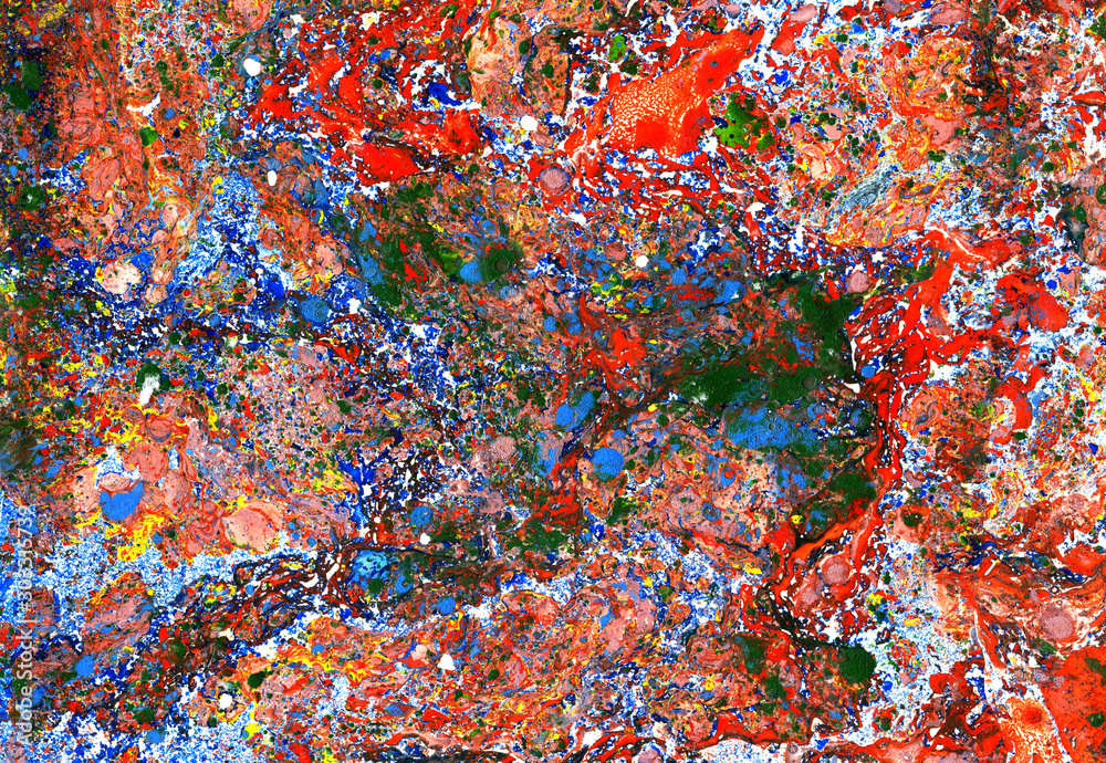 Abstract background with acrylic liquid textures.Hand drawn artwork on water marble paint.fluid colors mix.Ebru suminagashi technique.Design for wallpapers,posters,cards, websites.covers and packaging Abstract background with acrylic liquid textures.Hand drawn artwork on water marble paint.fluid colors mix.Ebru suminagashi technique.Design for wallpapers,posters,cards, websites.covers and packaging