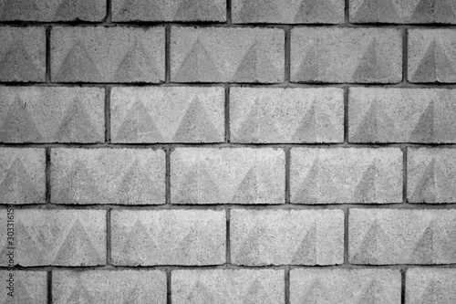 TRIANGLES WALL TEXTURE IN MONOCHROME