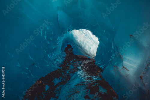 Hielo Glaciar exploradores photo