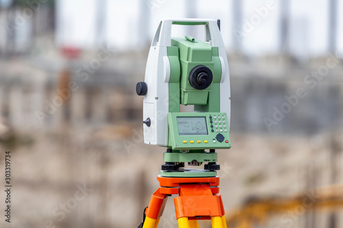 Survey equipment theodolite and total station