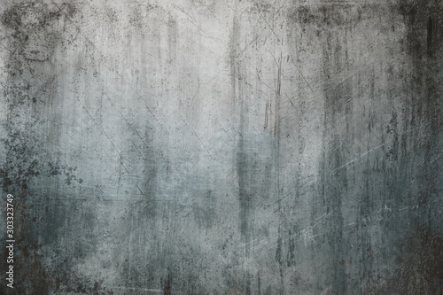 Concrete gray dirty grunge wall background.