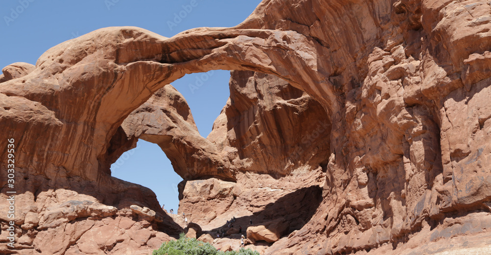   inside the arches national  park