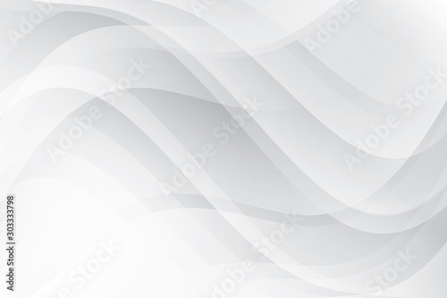 Abstract geometric white and gray color background. Vector, illustration.	