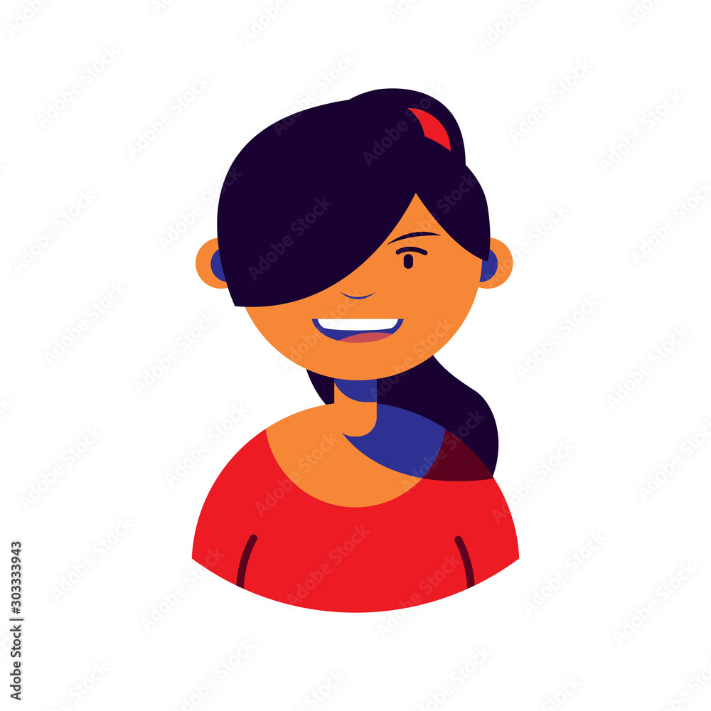 woman character people flat image woman character people flat image
