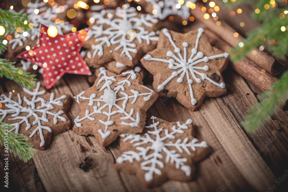 christmas cookies with cinnamon stick and star anise christmas cookies with cinnamon stick and star anise