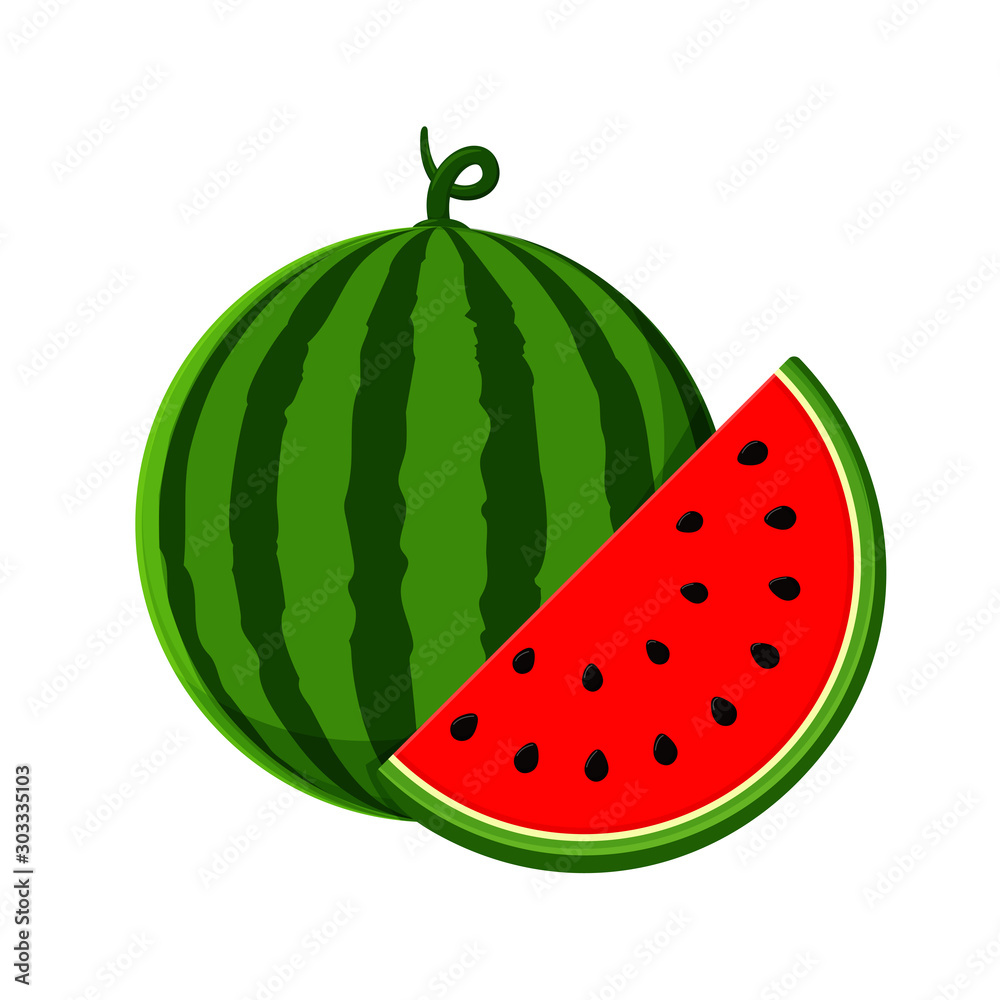 watermelon isolated on white background watermelon isolated on white background