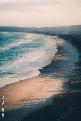 sunset on beach
