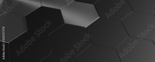 3d illustration of honeycomb ABSTRACT BACKGROUND, FUTURISTIC HEXAGONAL WALLPAPER, BACKGROUND