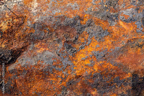 Old rusty metal surface background