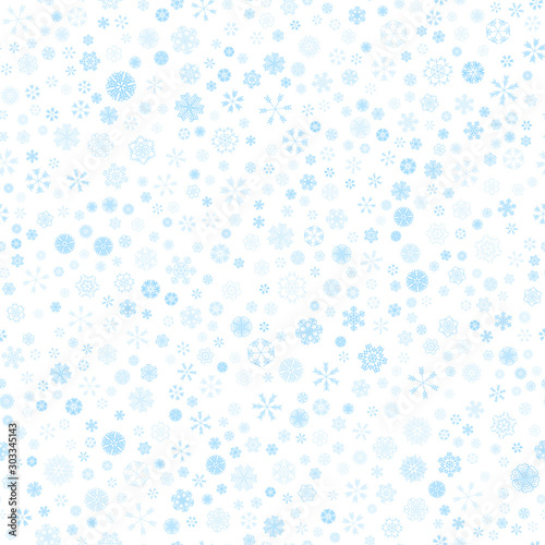 vector winter snow light seamless pattern