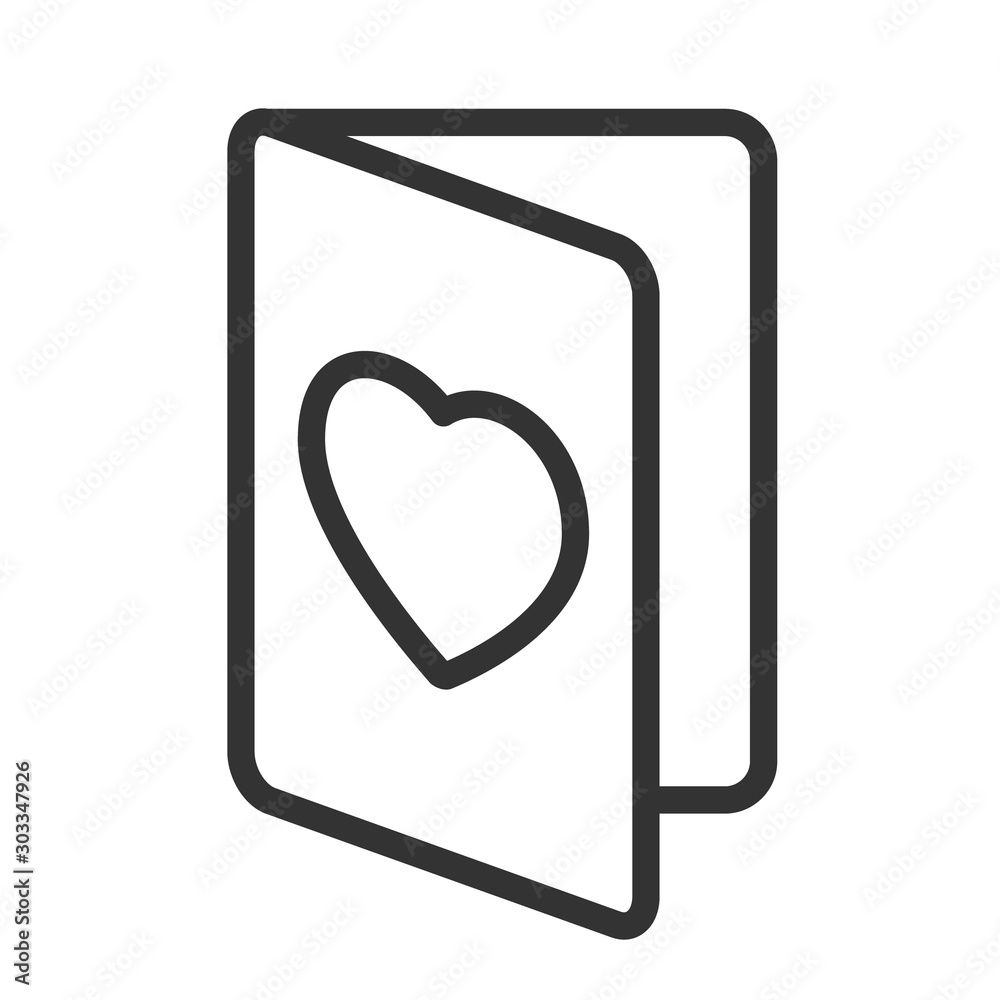 valentine day greeting card outline vector icon isolated on white background. Love stock vector illustration. Romantic love and valentine day line vector icon for web, mobile app, ui, printed products valentine day greeting card outline vector icon isolated on white background. Love stock vector illustration. Romantic love and valentine day line vector icon for web, mobile app, ui, printed products