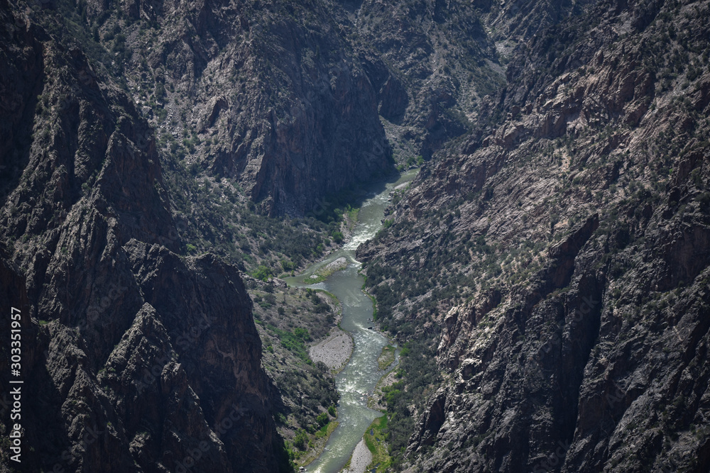 river at black canyon national park