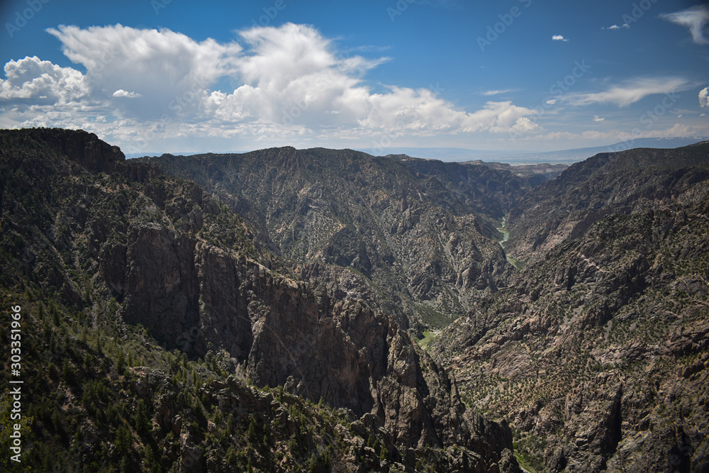view at black canyon national park