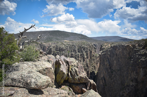 black canyon national park view