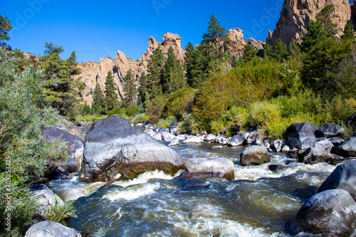 Smith Rock State Park in Oregon, U.S.A. photo