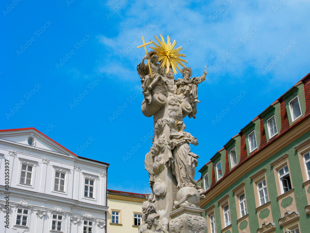 Fototapeta premium Plague pillar in Brno city, Czech Republic