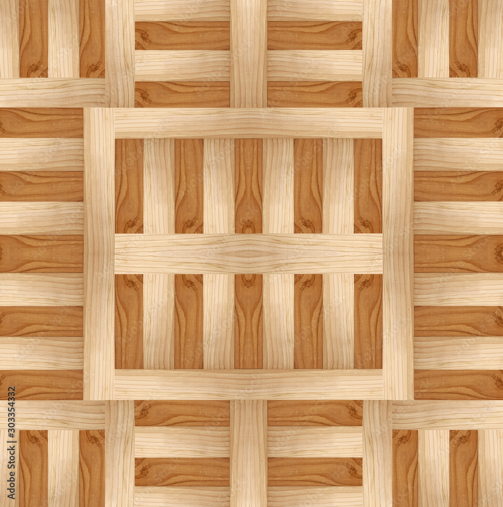 Wooden floor design with Fir and Olivewood Wooden floor design with Fir and Olivewood