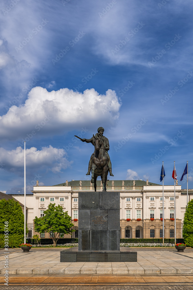 Presidential Palace in City of Warsaw