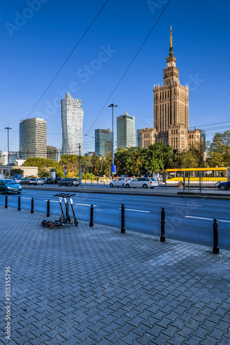 Warsaw City Center in Poland