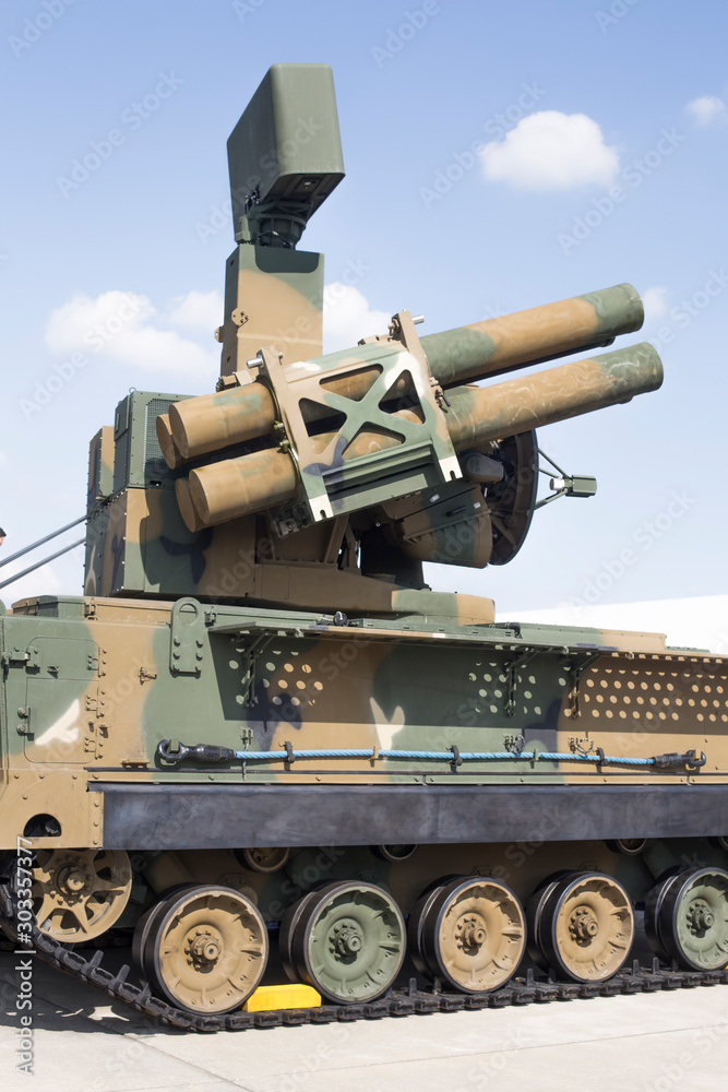 Self-propelled anti-aircraft missile system. Guided missiles
