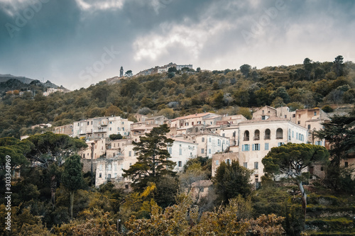 Villages of Ville di Paraso and Speloncato in Corsica photo